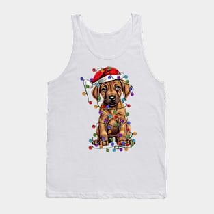 Christmas Puppy Tank Top